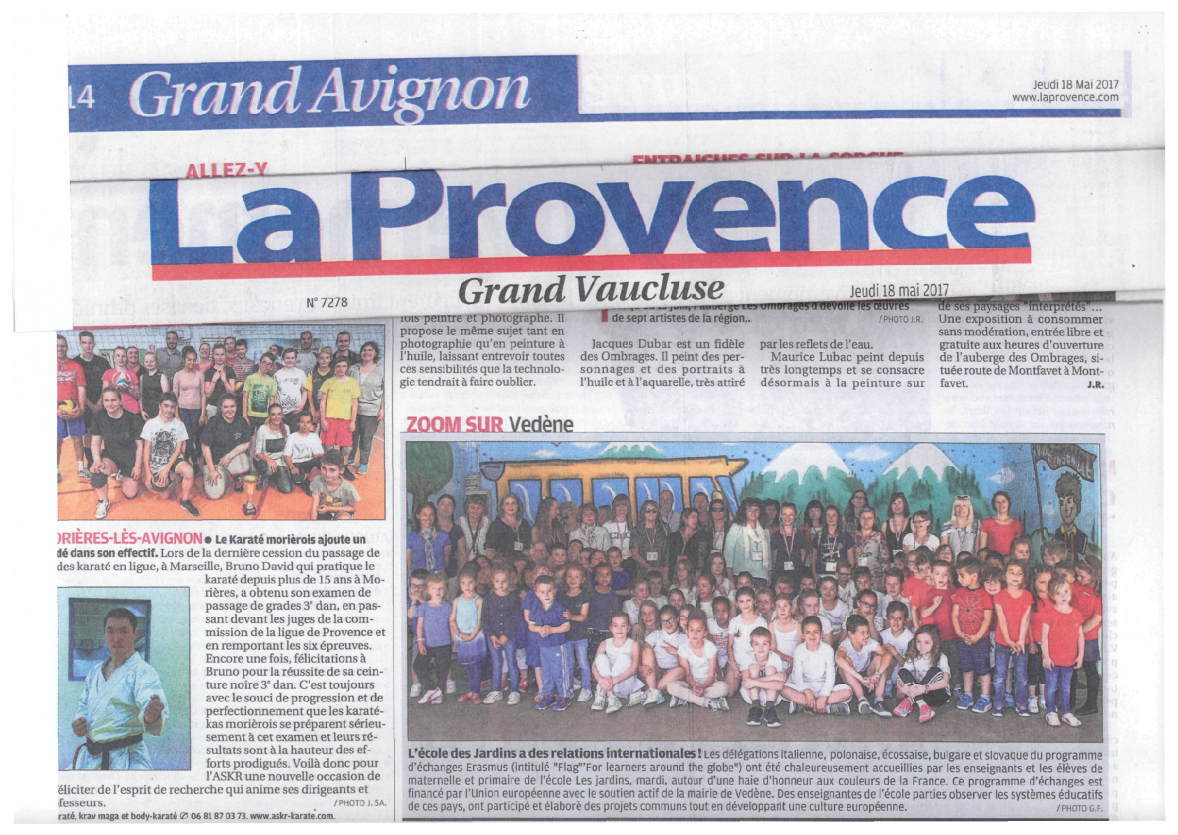 Visita a Vedene - Francia  per Erasmus